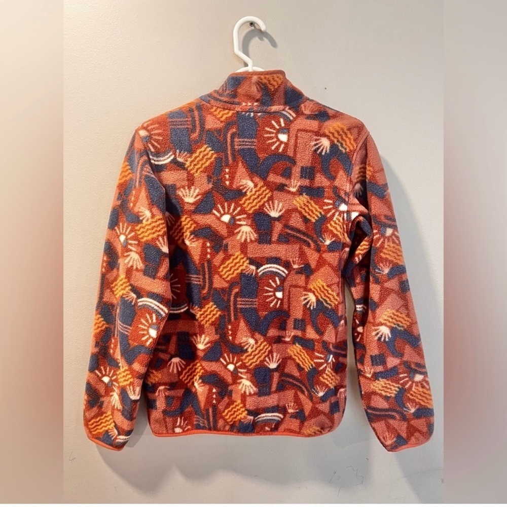 NWOT RARE Patagonia Synchilla Snap T Canyon Block Big Sisu Fleece Pullover Sz Xs - Picture 6 of 11